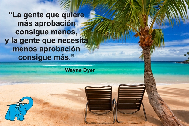 Una enseñanza de Wayne Dyer en la frase del día del Elefante Azul de Avilés